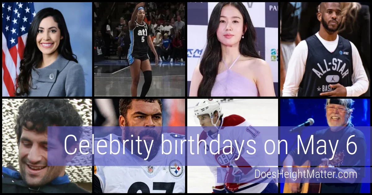 People born on May 6