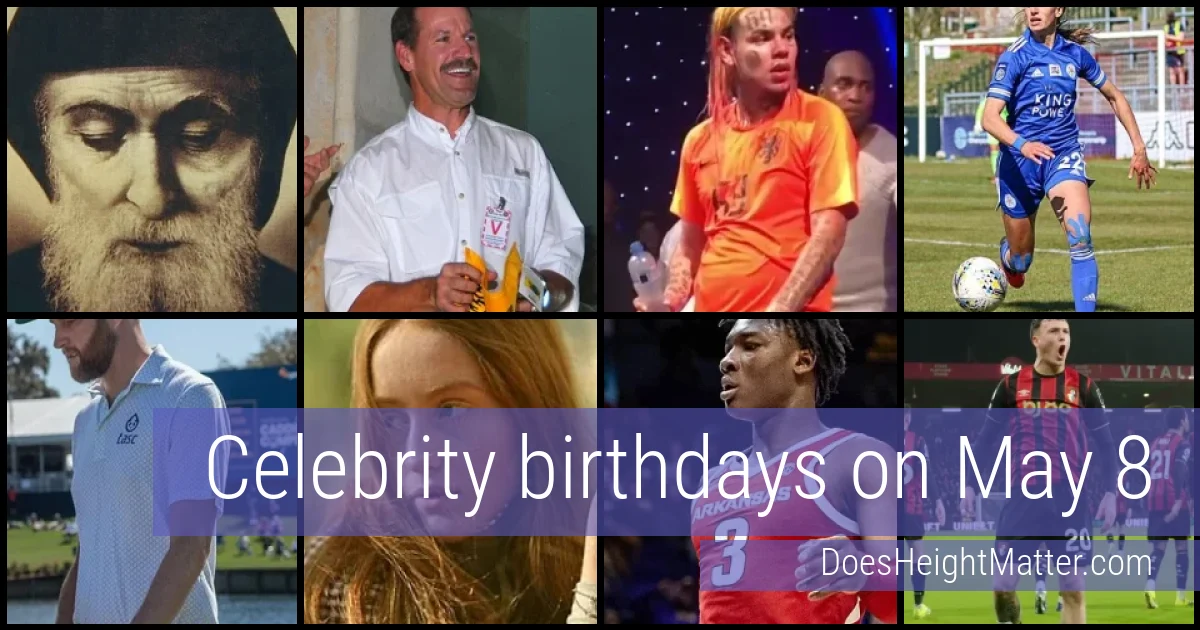 People born on May 8