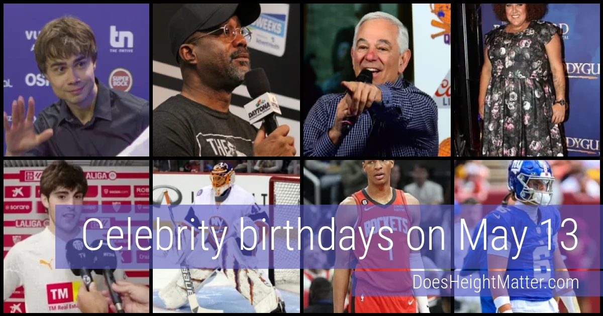 People born on May 13