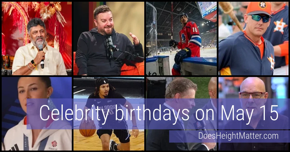 People born on May 15