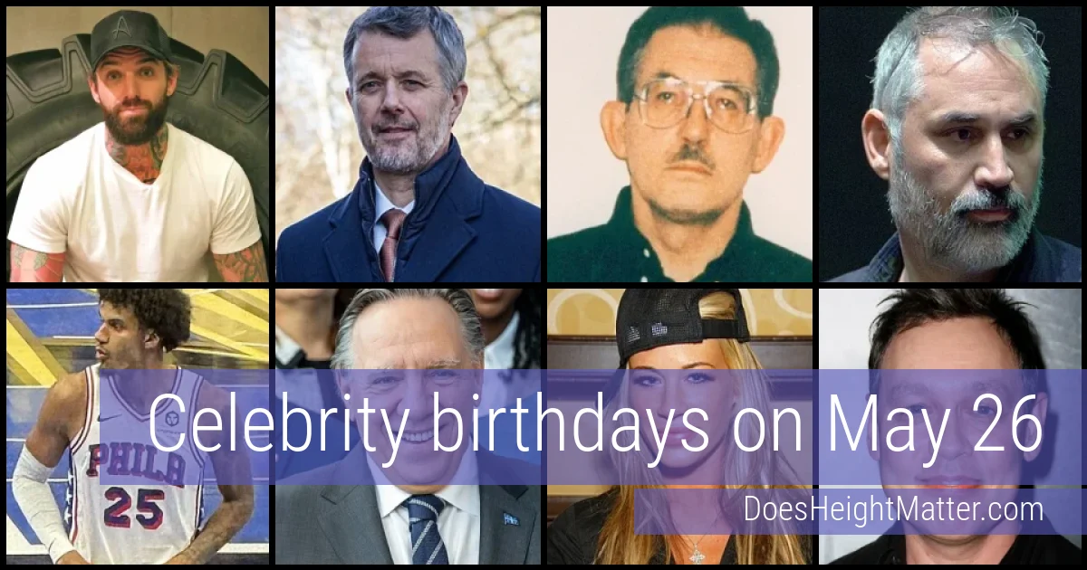 People born on May 26