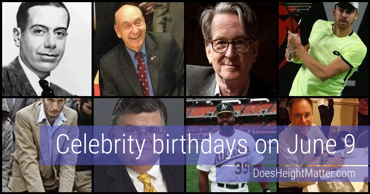 People born on June 9