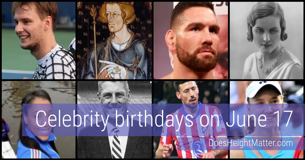 People born on June 17