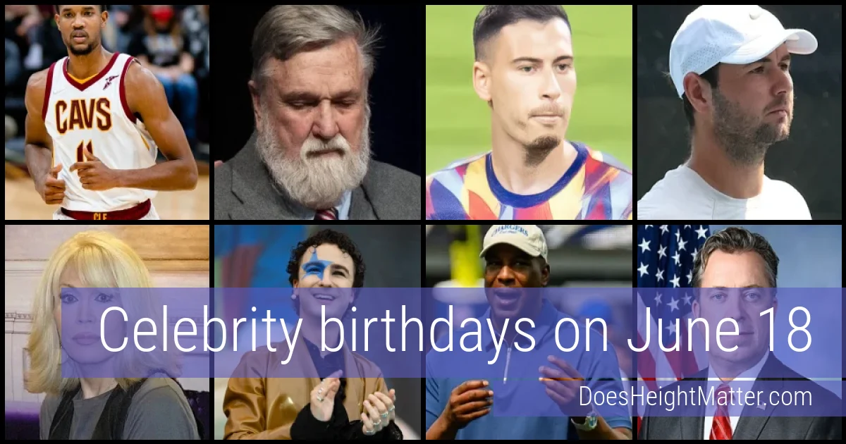 People born on June 18