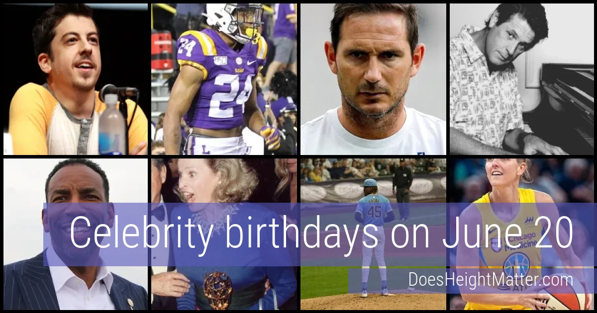 People born on June 20