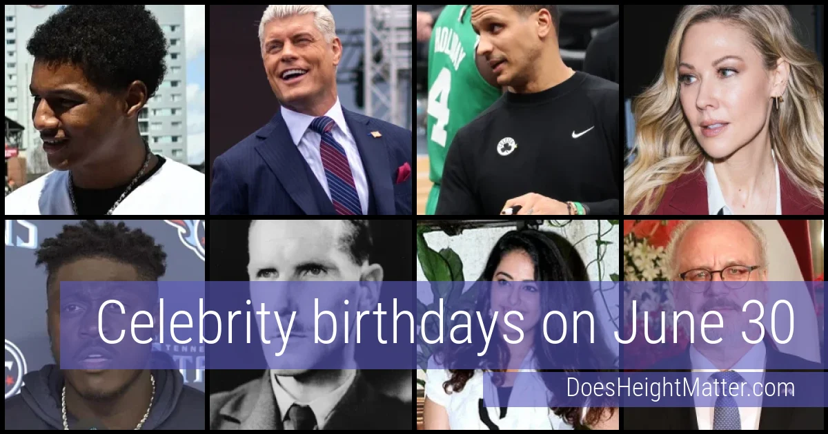 People born on June 30