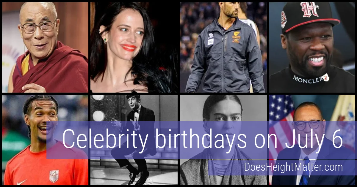 People born on July 6