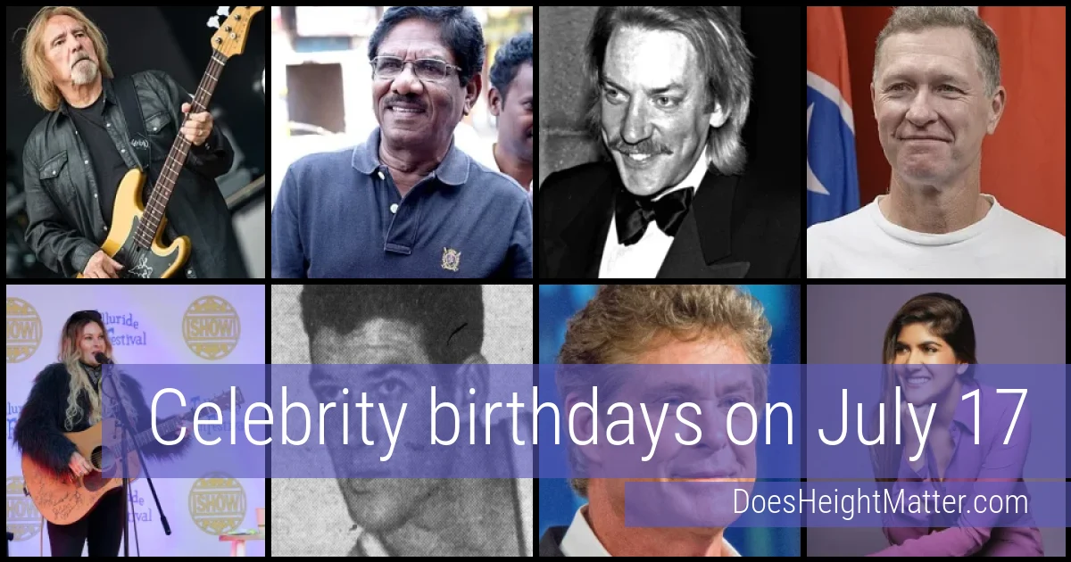 People born on July 17
