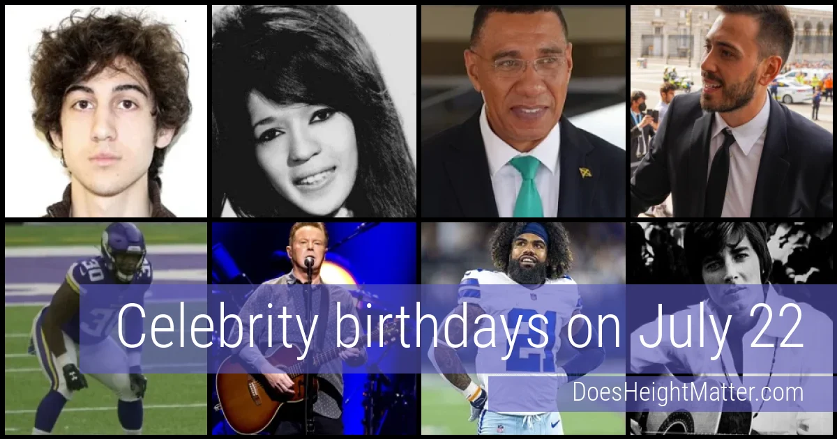 People born on July 22