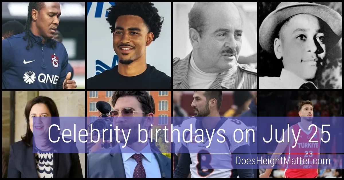 People born on July 25