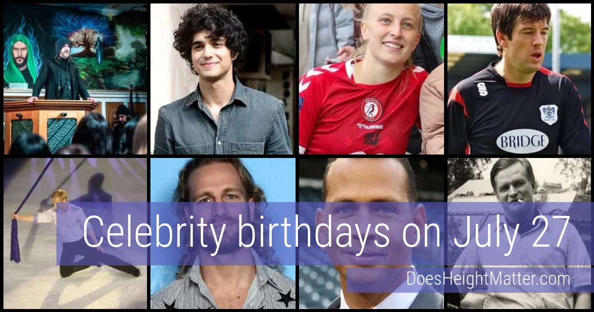 People born on July 27