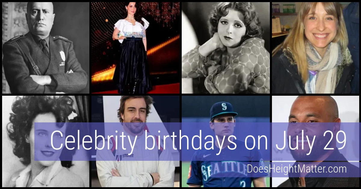 People born on July 29