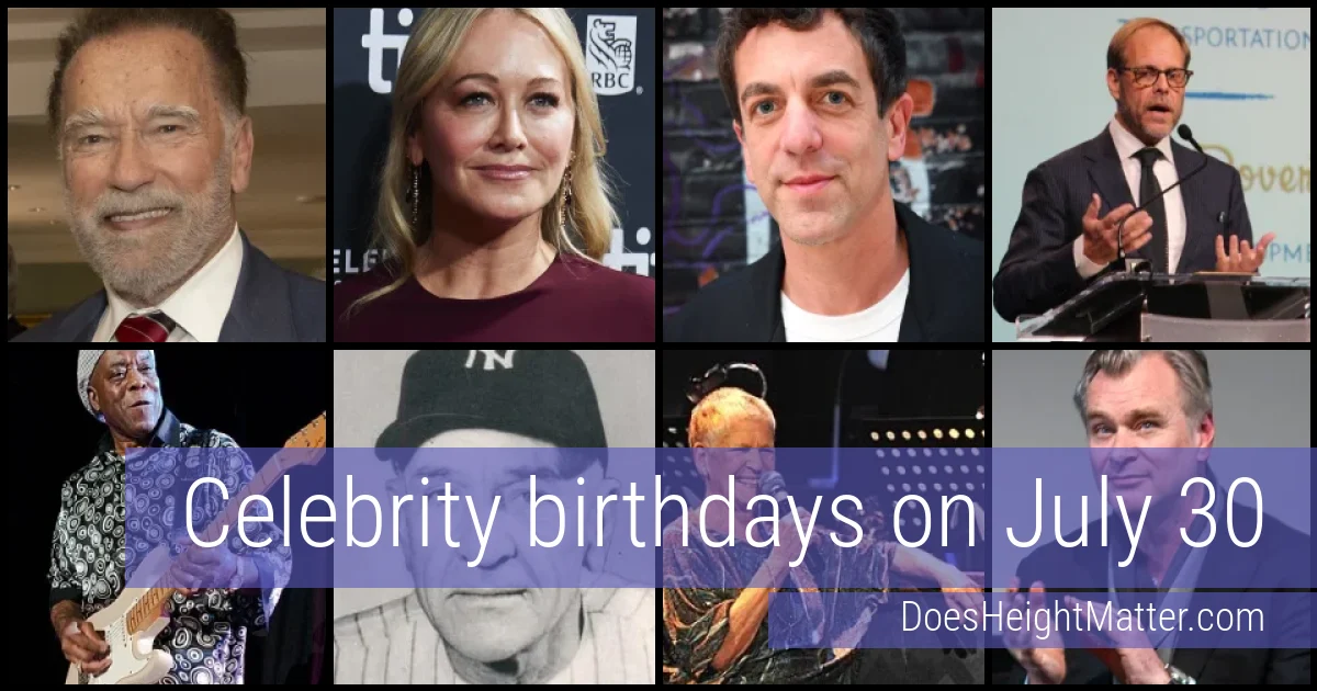 People born on July 30