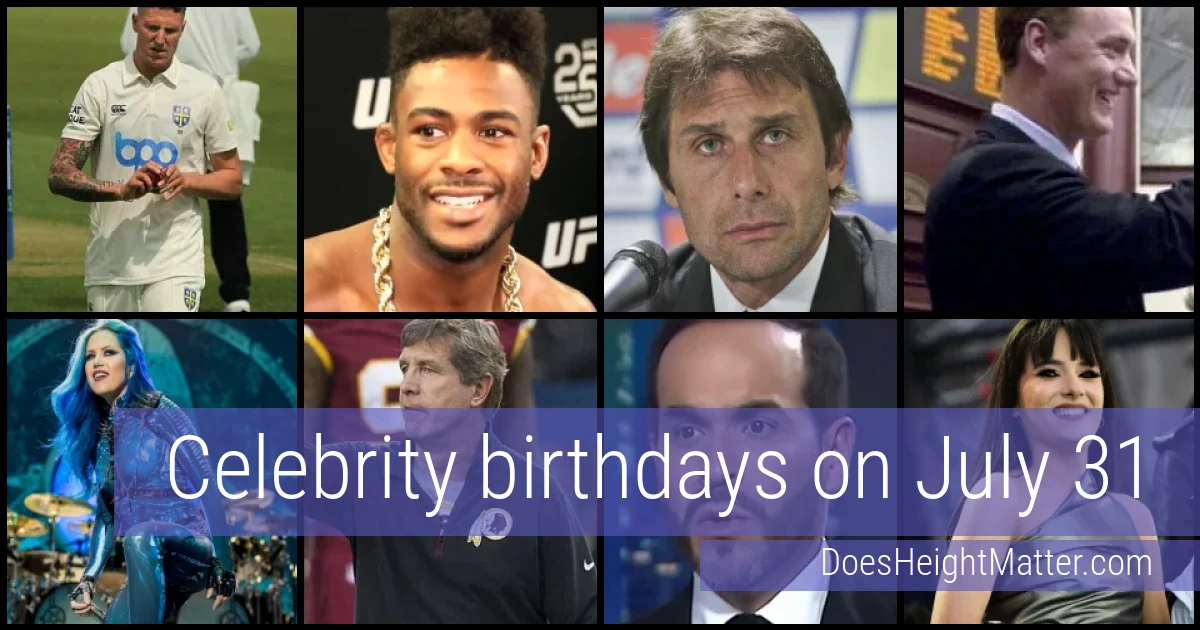 People born on July 31