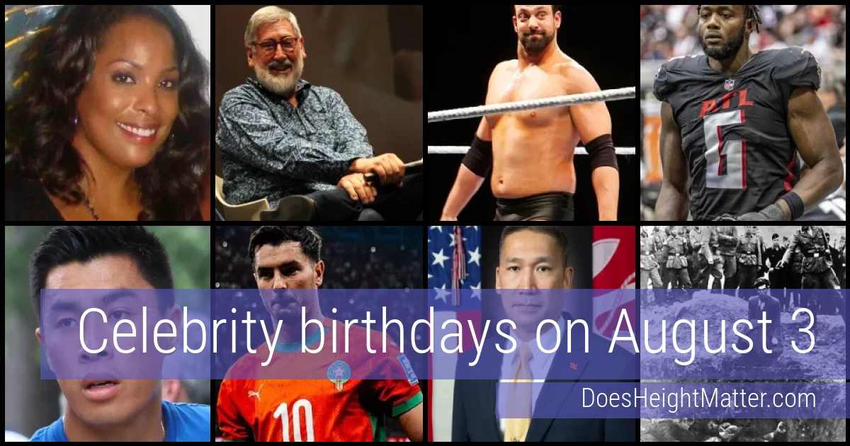 People born on August 3