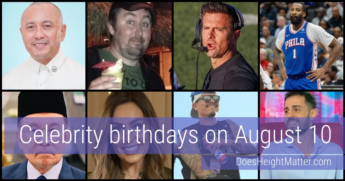 People born on August 10