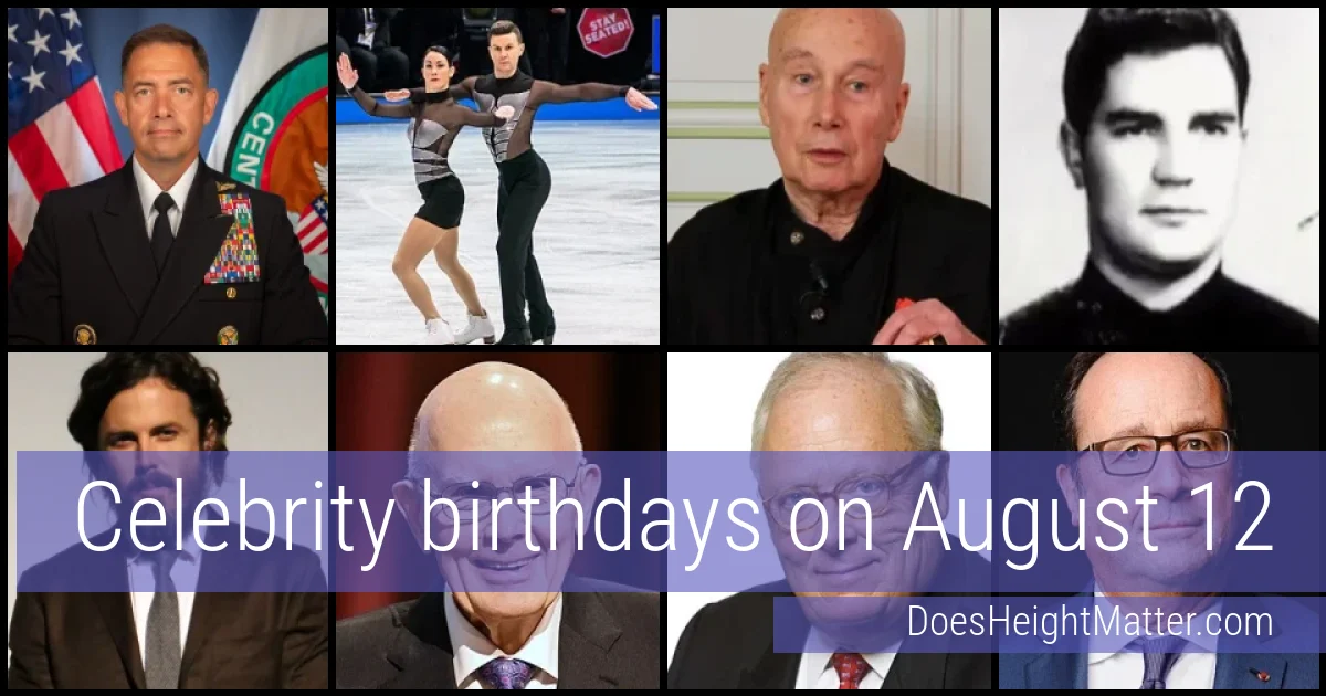 People born on August 12