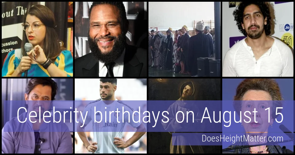 People born on August 15