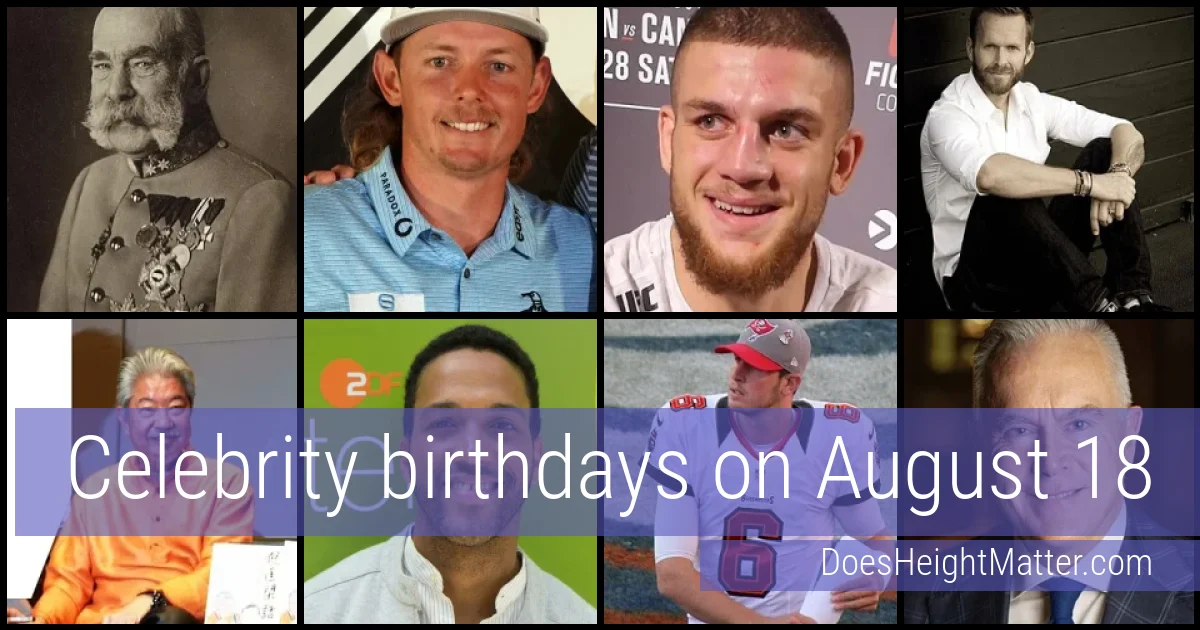 People born on August 18