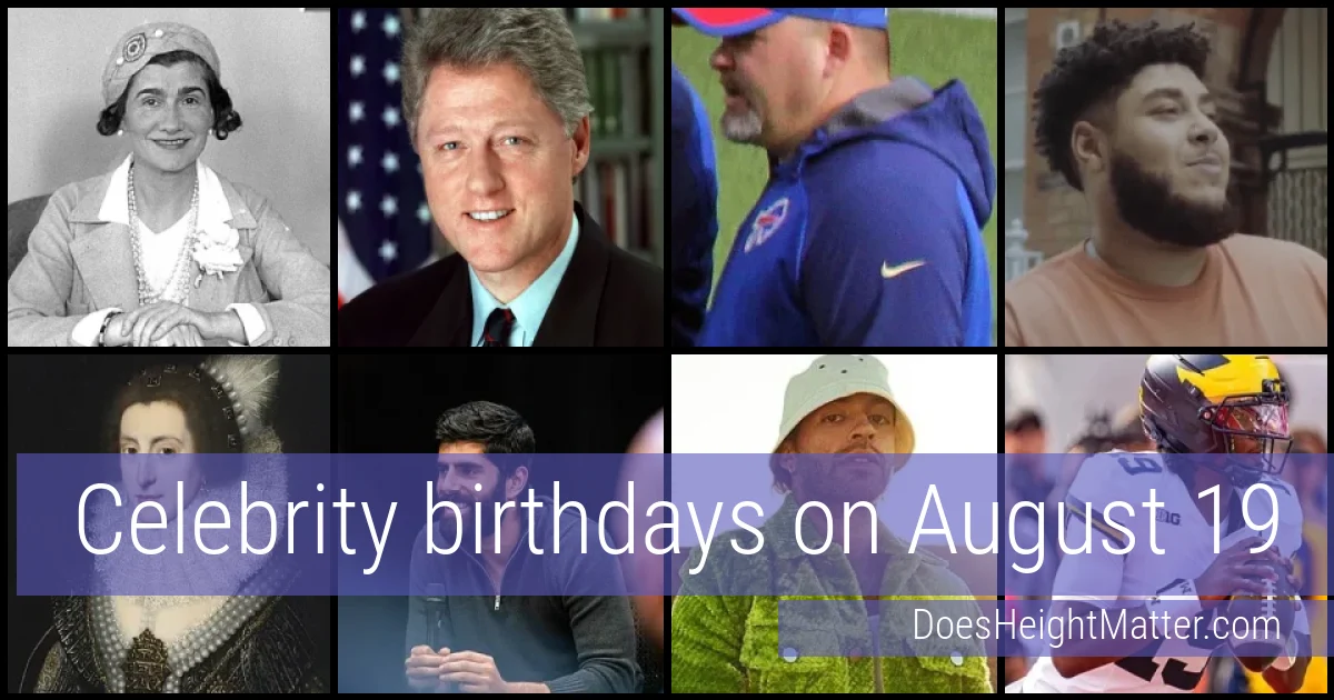 People born on August 19