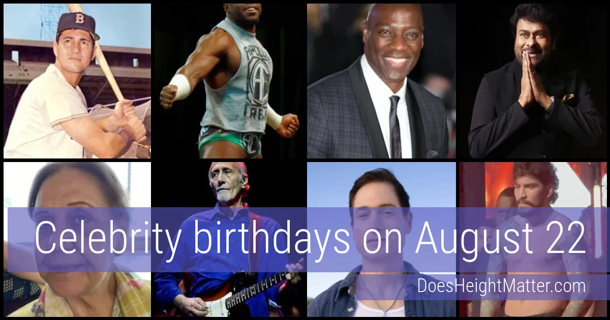 People born on August 22