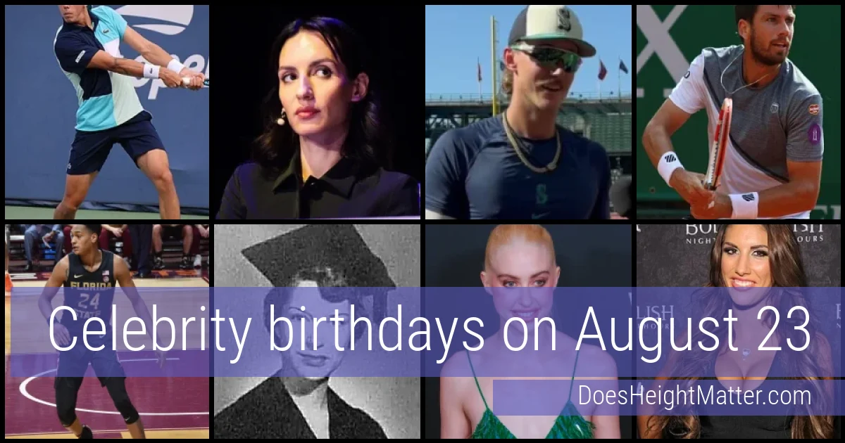 People born on August 23