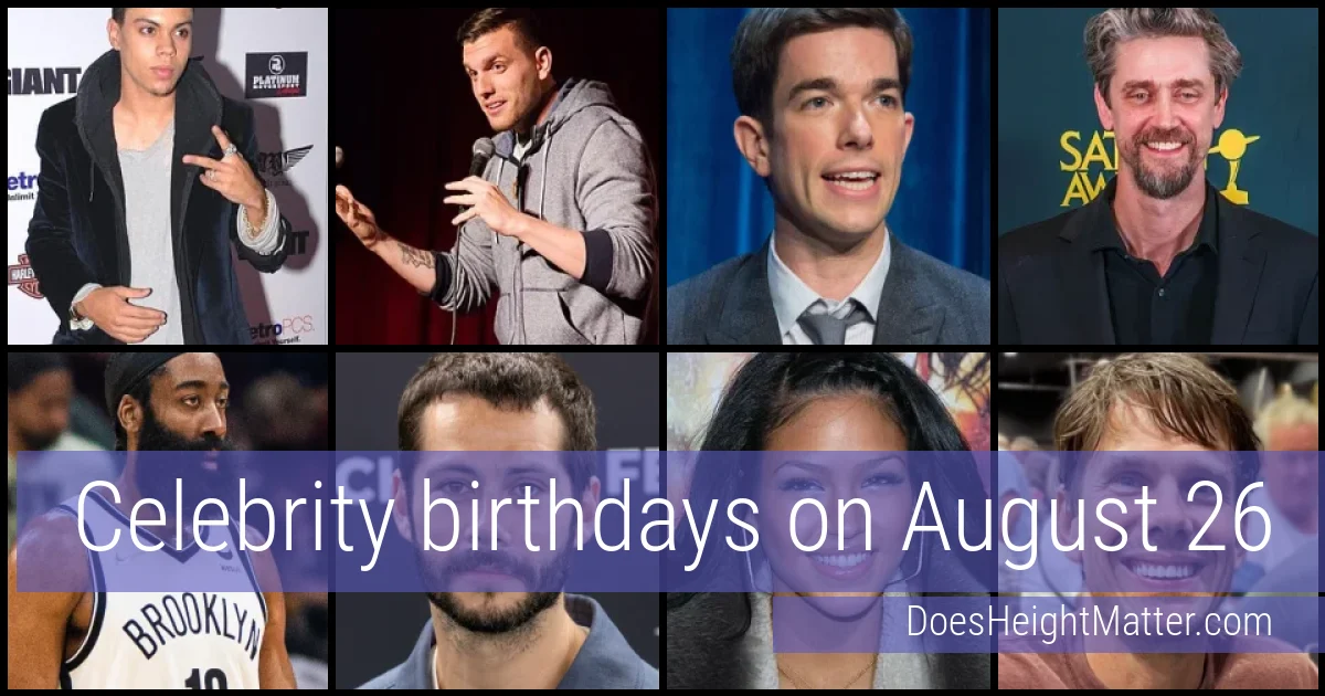 People born on August 26