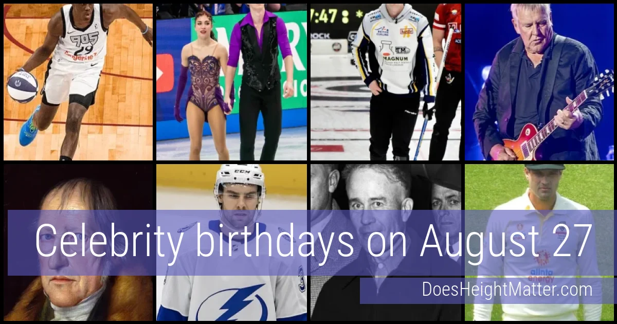 People born on August 27