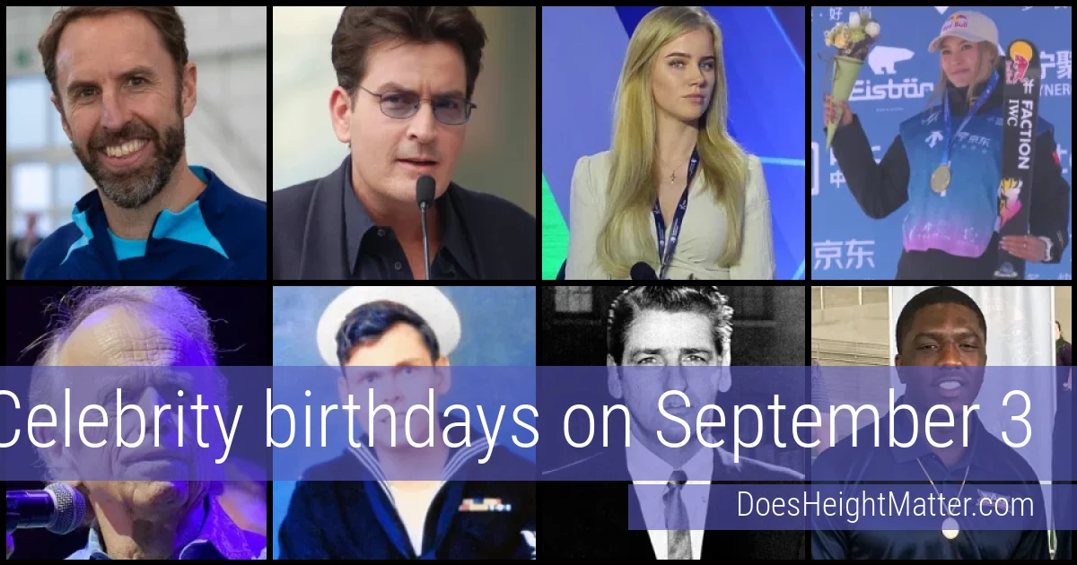People born on September 3