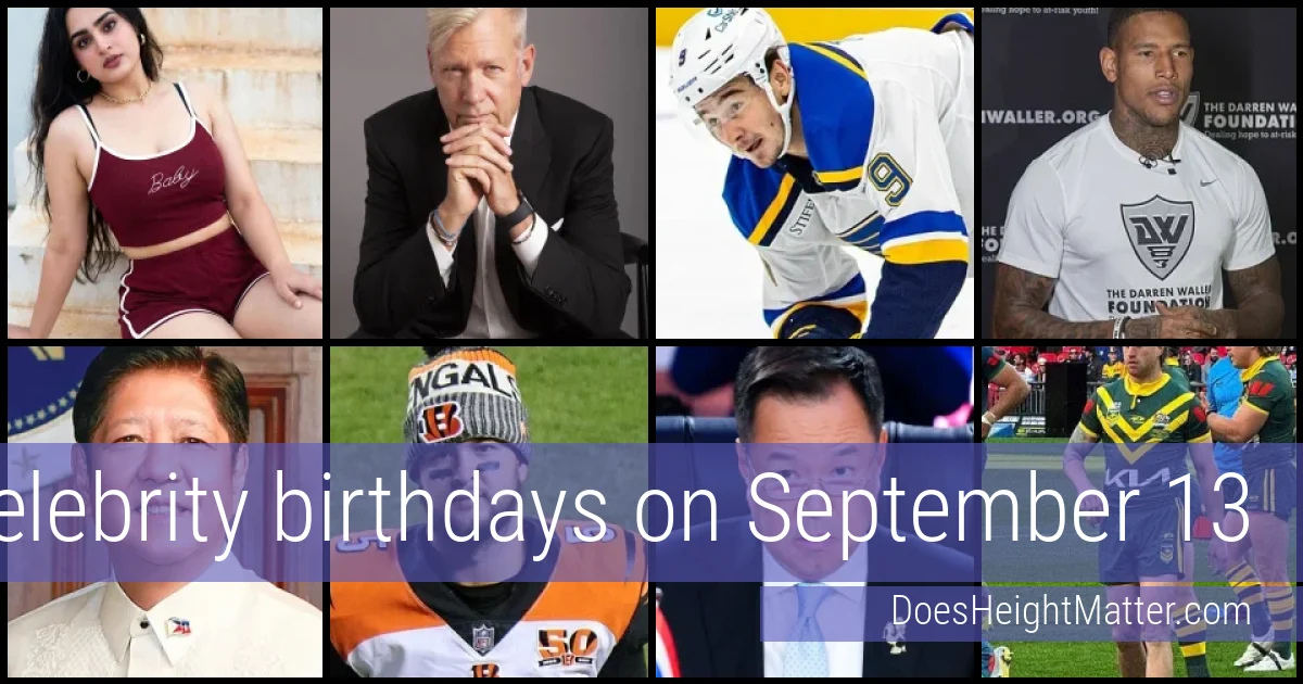 People born on September 13