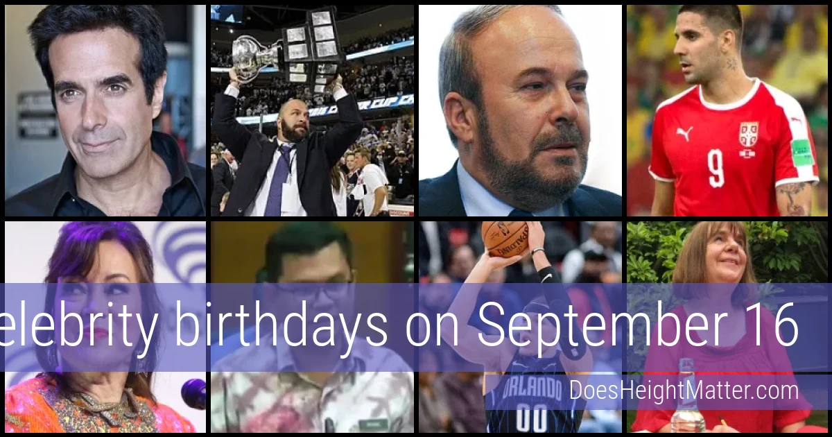 People born on September 16