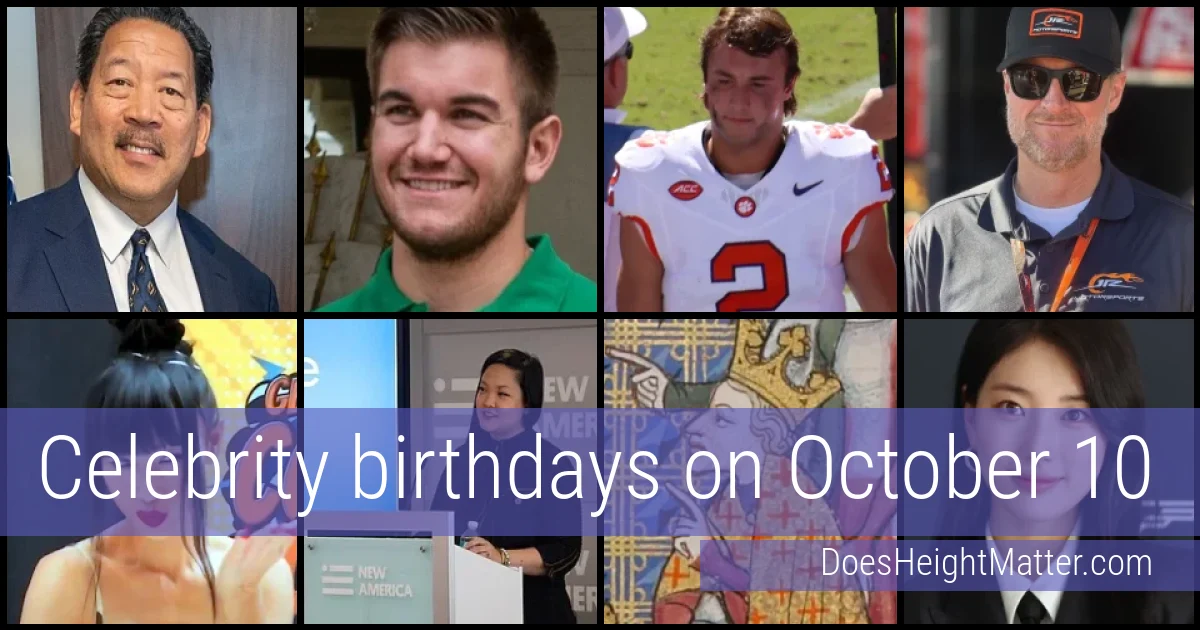 People born on October 10