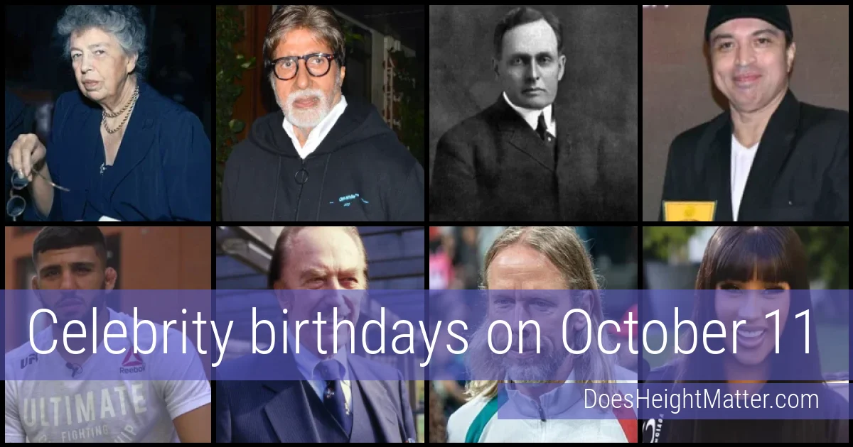 People born on October 11