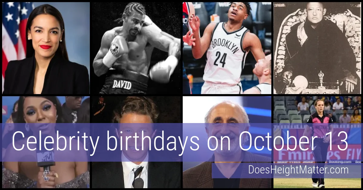People born on October 13