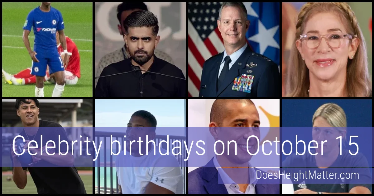 People born on October 15