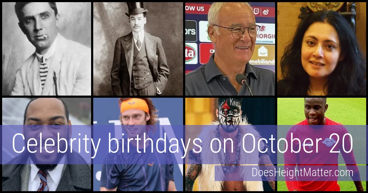 People born on October 20