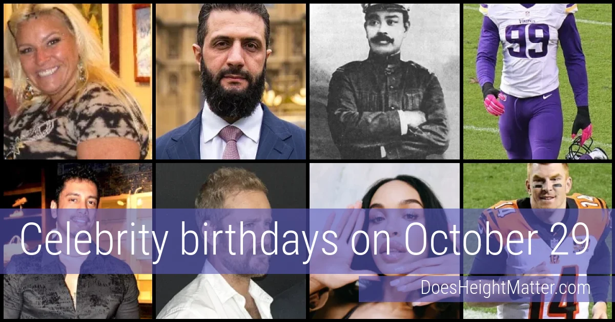 People born on October 29