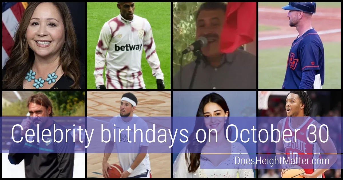 People born on October 30