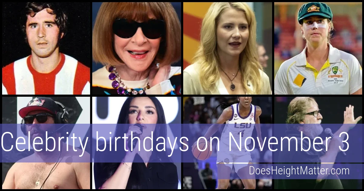 People born on November 3