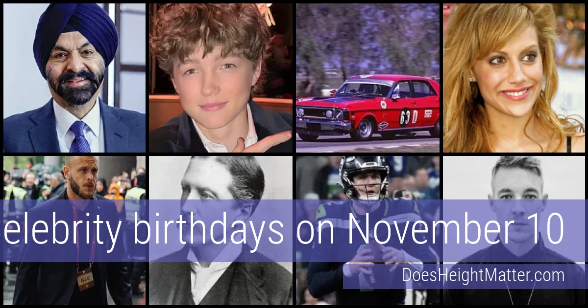 People born on November 10