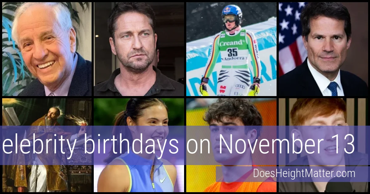 People born on November 13