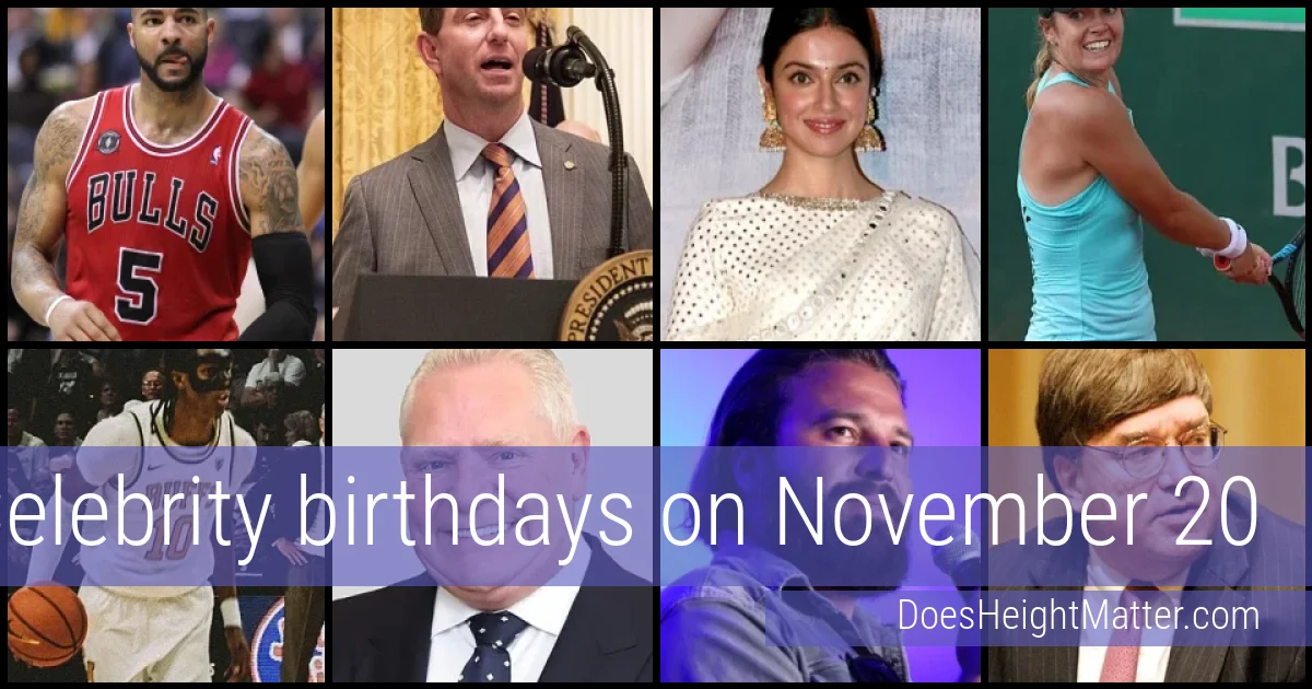 People born on November 20