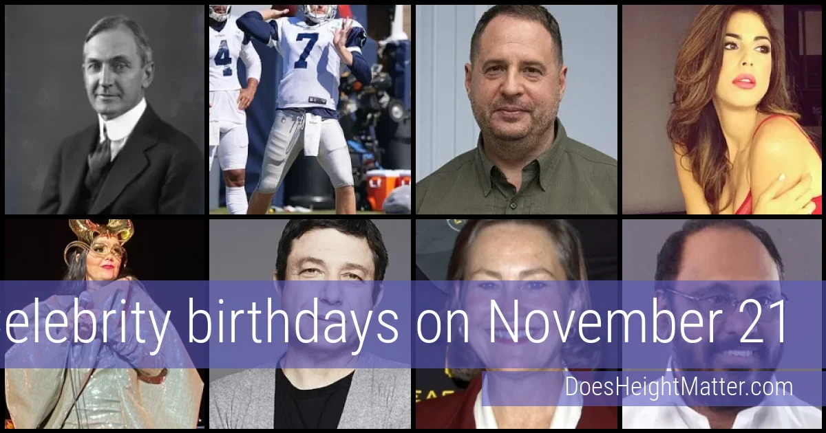People born on November 21
