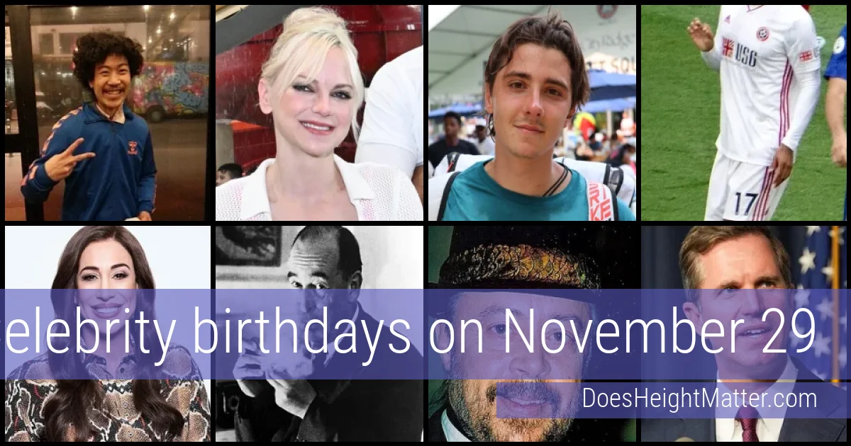 People born on November 29