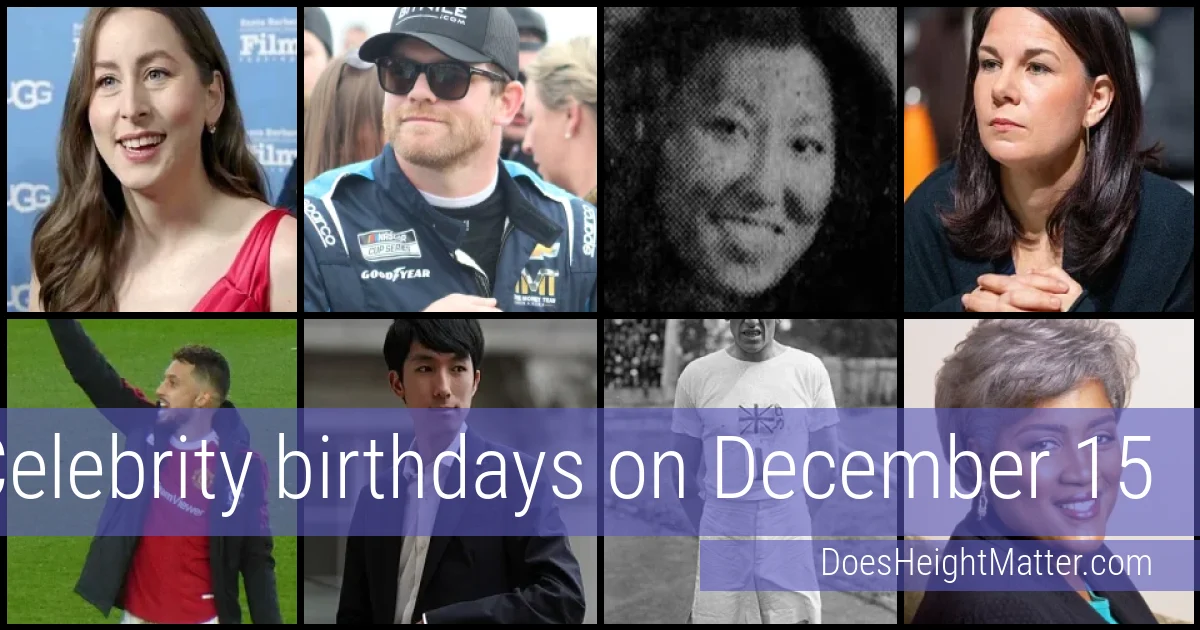 People born on December 15