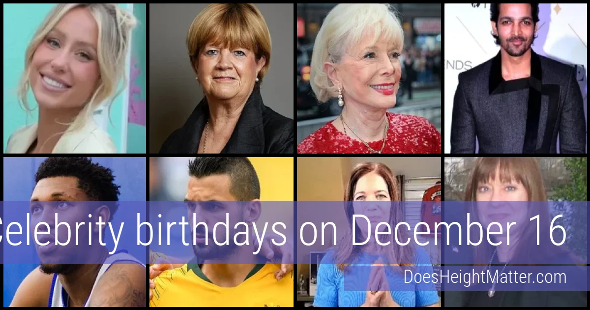 People born on December 16