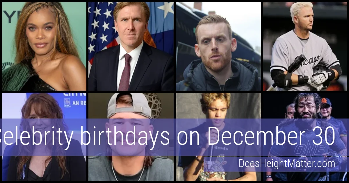 People born on December 30