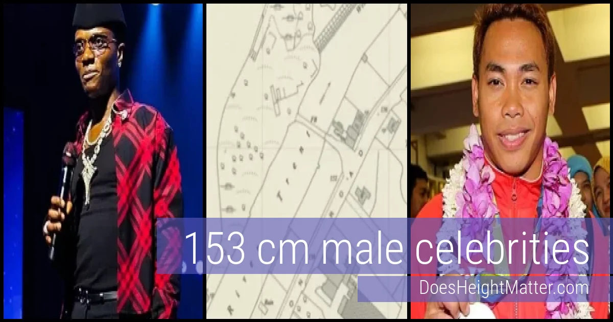 153 cm Male Celebrities and Famous Men