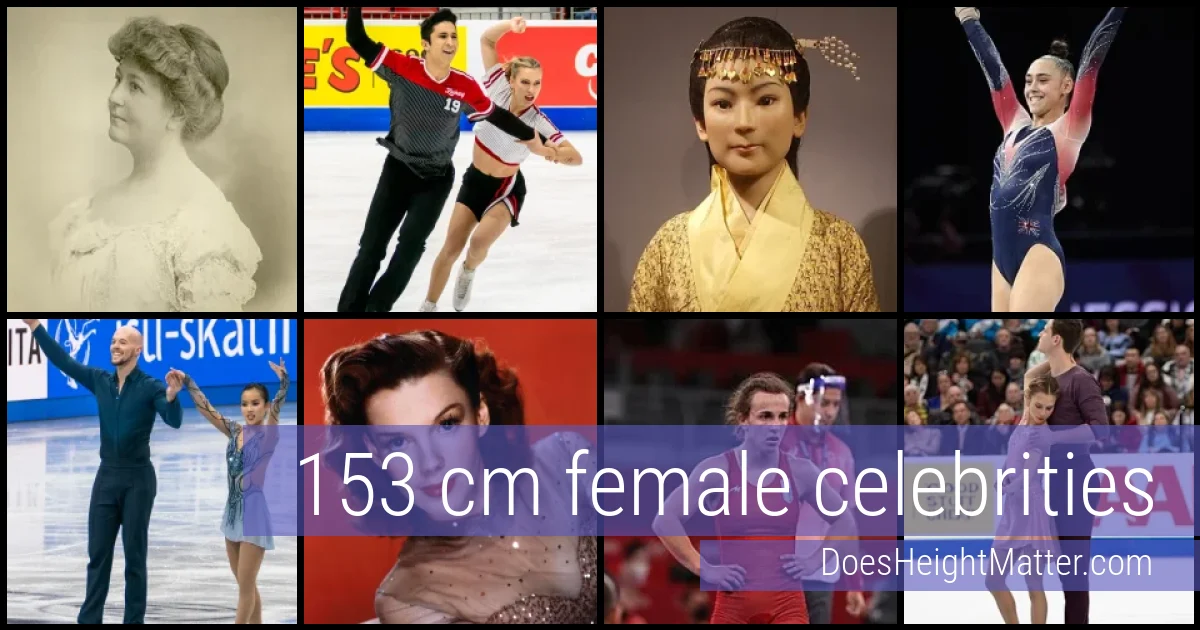 153 cm Female Celebrities and Famous Women