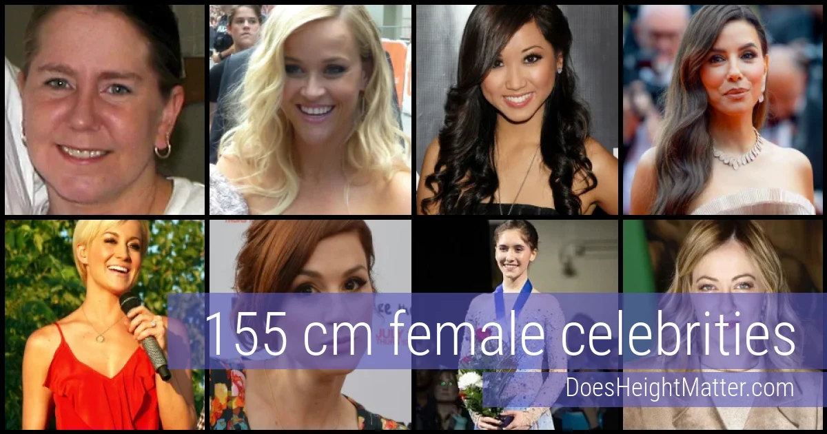 155 cm Female Celebrities and Famous Women